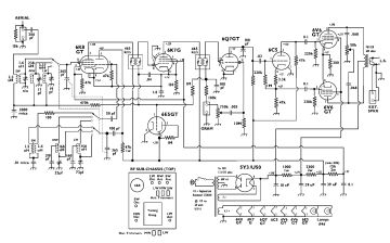 Barker 88 ;Early Model 6V6 schematic circuit diagram
